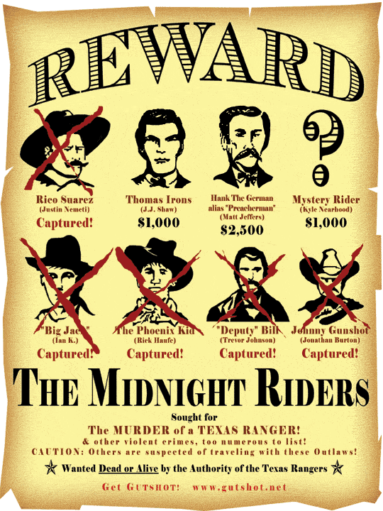 WANTED: The Midnight Riders
