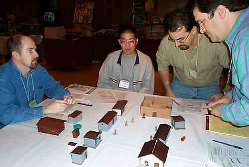 Fast and furious miniatures action at OwlCon 2002